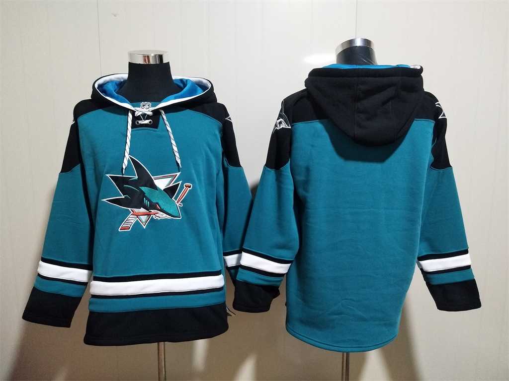 Sharks Customized Mens's Teal All Stitched Sweatshirt Hoodie,We sell and wholesale Sharks Customized Mens's Teal All Stitched Sweatshirt Hoodie on line form chian!